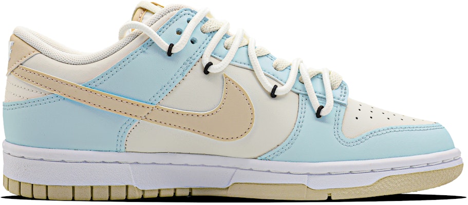 【客製化籃球鞋】Nike Dunk Low 雲海編織夢想 特殊鞋盒 甜膩 絲綢貼布 防滑耐磨 解構 低筒 滑板鞋 男款 海鹽藍 Order 【客製化籃球鞋】Nike Dunk Low 雲海編織夢想 特殊鞋盒 甜膩 絲綢貼布 防滑耐磨 解構 低筒 滑板鞋 男款 海鹽藍