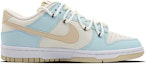Order 【客製化籃球鞋】Nike Dunk Low 雲海編織夢想 特殊鞋盒 甜膩 絲綢貼布 防滑耐磨 解構 低筒 滑板鞋 男款 海鹽藍
