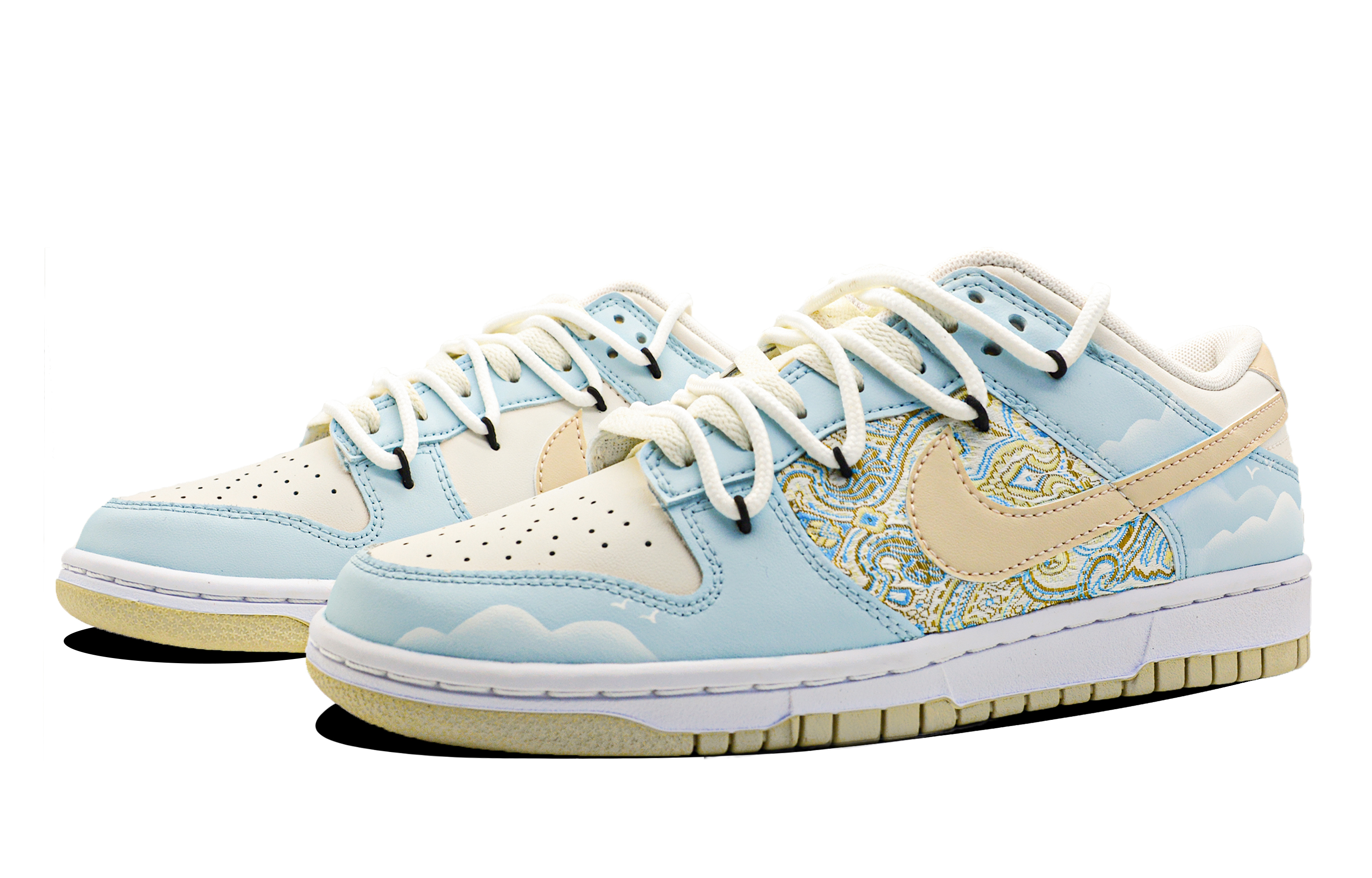 Lookbook [定制鞋款] 耐克Dunk Low '海盐蓝' DV0831-003(Team28-男款云海织梦S-BOX)