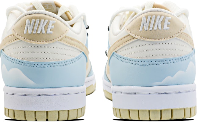 【客製化籃球鞋】Nike Dunk Low 雲海編織夢想 特殊鞋盒 甜膩 絲綢貼布 防滑耐磨 解構 低筒 滑板鞋 男款 海鹽藍 Shop 【客製化籃球鞋】Nike Dunk Low 雲海編織夢想 特殊鞋盒 甜膩 絲綢貼布 防滑耐磨 解構 低筒 滑板鞋 男款 海鹽藍