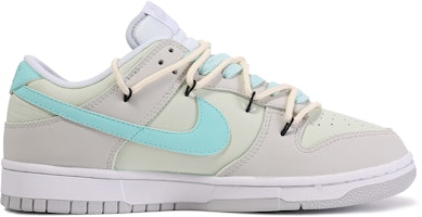 【訂製球鞋】 Nike Dunk Low 達文西訂製 海鹽冰淇淋 塗鴉 簡約 百搭 舒適 低筒 板鞋 男款 灰藍 Order 【訂製球鞋】 Nike Dunk Low 達文西訂製 海鹽冰淇淋 塗鴉 簡約 百搭 舒適 低筒 板鞋 男款 灰藍