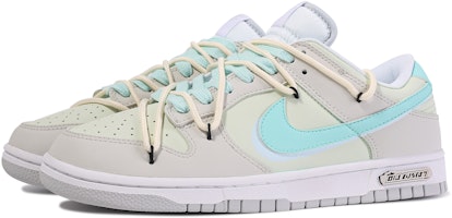 【訂製球鞋】 Nike Dunk Low 達文西訂製 海鹽冰淇淋 塗鴉 簡約 百搭 舒適 低筒 板鞋 男款 灰藍 Shop 【訂製球鞋】 Nike Dunk Low 達文西訂製 海鹽冰淇淋 塗鴉 簡約 百搭 舒適 低筒 板鞋 男款 灰藍