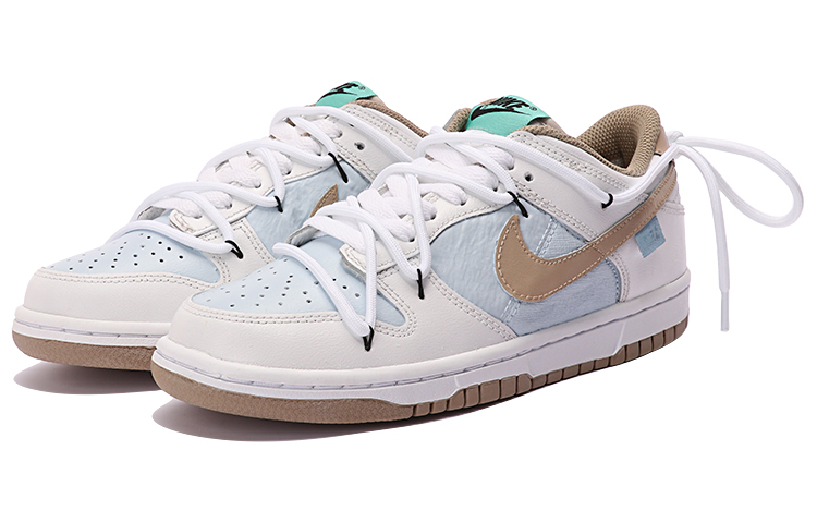 Lookbook [Kasut Custom] Nike Dunk Low 'Sea Salt Latte' DX6063-131(TeamThree-女款海盐拿铁蓝棕）