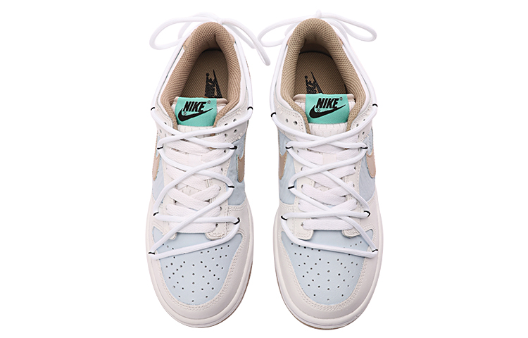 Shop [Kasut Custom] Nike Dunk Low 'Sea Salt Latte' DX6063-131(TeamThree-女款海盐拿铁蓝棕）