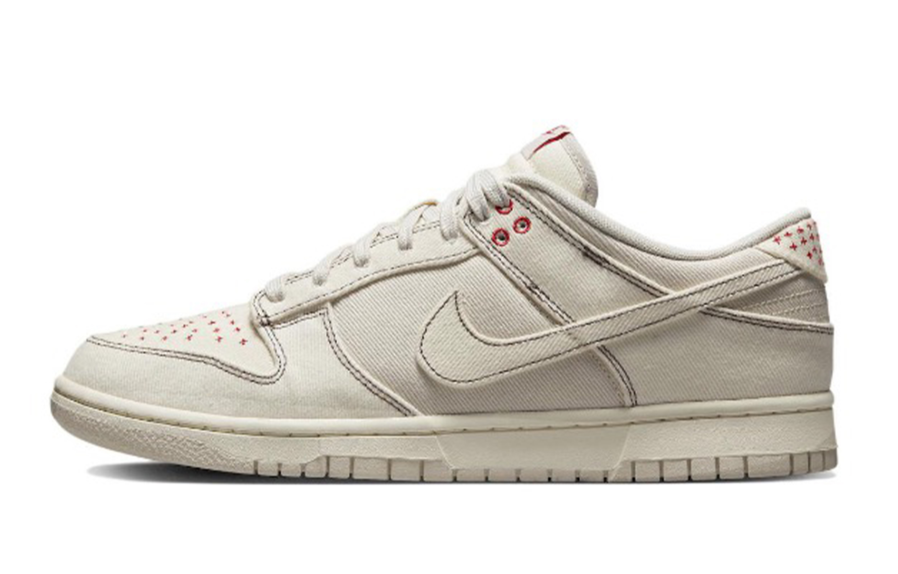 Details for 【訂製球鞋】Nike Dunk Low 海鹽奶蓋 清新 手繪 解構鞋帶 低筒 滑板鞋 男款 白藍