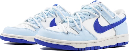【訂製球鞋】Nike Dunk Low 玖製 海鹽牛奶 夏日撞色 小眾 清新 復古 低筒 板鞋 GS 白藍 Lookbook 【訂製球鞋】Nike Dunk Low 玖製 海鹽牛奶 夏日撞色 小眾 清新 復古 低筒 板鞋 GS 白藍