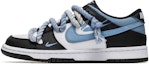Buy 【客製化球鞋】Nike Dunk Low 海鹽熊貓 簡約百搭 漸變元素 解構雙鞋帶 低筒休閒板鞋 GS 白藍