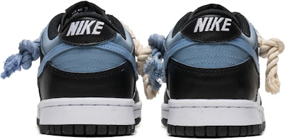 【客製化球鞋】Nike Dunk Low 海鹽熊貓 簡約百搭 漸變元素 解構雙鞋帶 低筒休閒板鞋 GS 白藍 Shop 【客製化球鞋】Nike Dunk Low 海鹽熊貓 簡約百搭 漸變元素 解構雙鞋帶 低筒休閒板鞋 GS 白藍