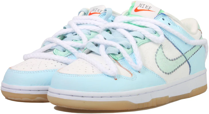 【訂製球鞋】【現貨】 Nike Dunk Low Vlad 海鹽汽水 特殊鞋盒 低筒 板鞋 GS 白藍 Lookbook 【訂製球鞋】【現貨】 Nike Dunk Low Vlad 海鹽汽水 特殊鞋盒 低筒 板鞋 GS 白藍