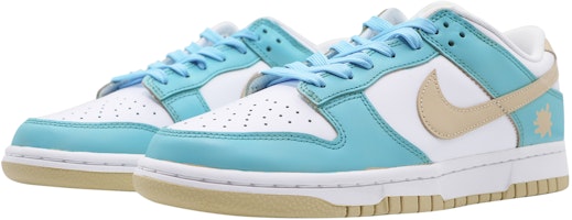 【客製球鞋】Nike Dunk Low "Team Gold" 木托里尼 海洋城市街頭復古防滑抗震 耐磨 低筒 滑板鞋 男款 米白藍 Lookbook 【客製球鞋】Nike Dunk Low "Team Gold" 木托里尼 海洋城市街頭復古防滑抗震 耐磨 低筒 滑板鞋 男款 米白藍