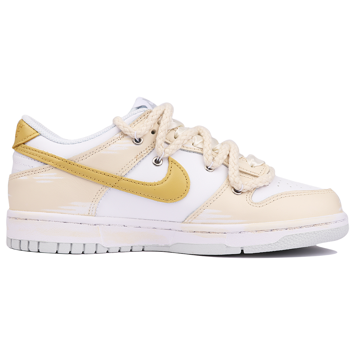 Order [定制鞋款] 耐克Dunk Low '秘密花园复古米色' DH9765-102(TeamThree-女款秘密花园米黄)