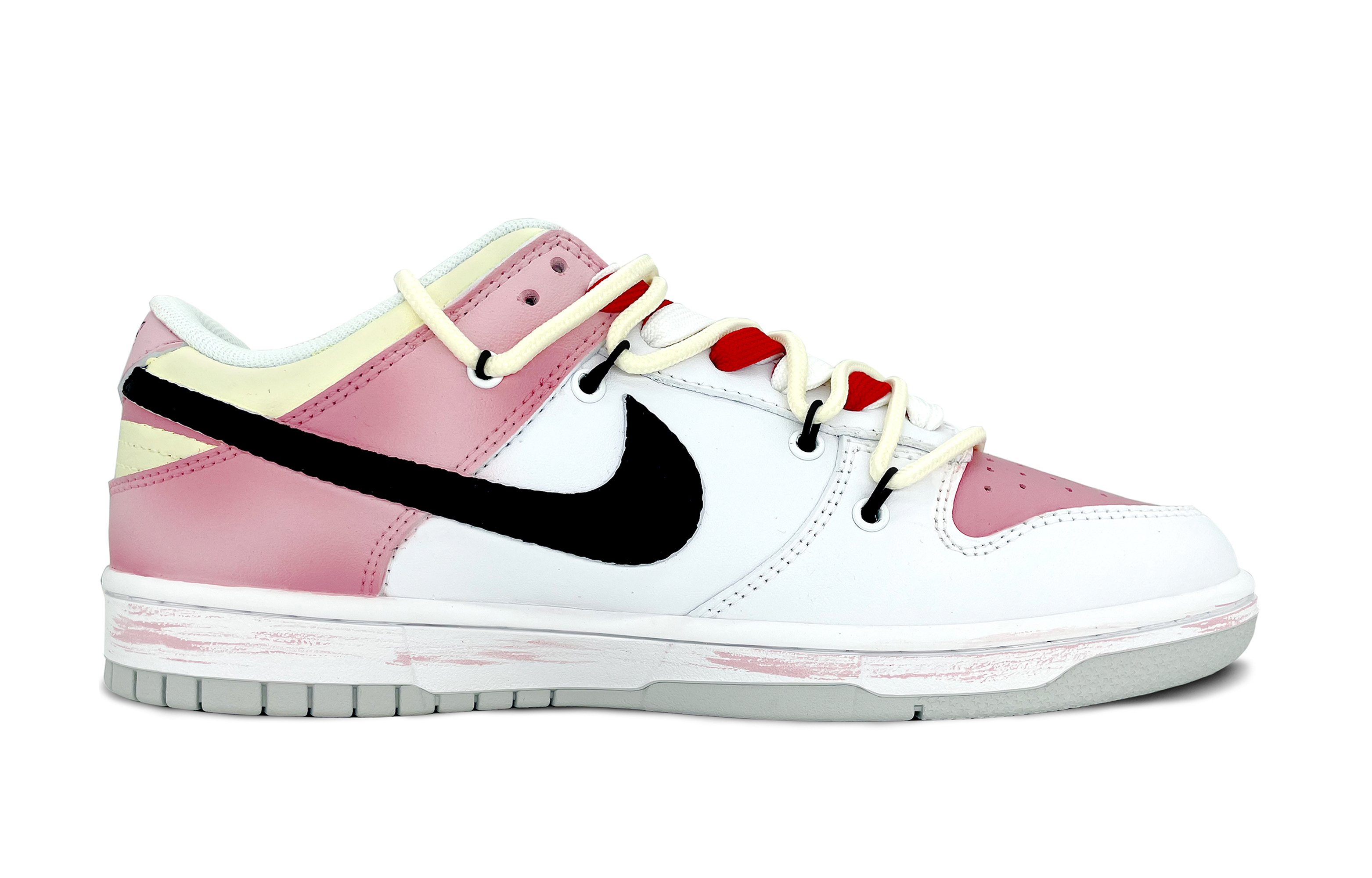 Order ナイキ ダンク ロー『セブンス ナイト ラバーズ』カスタムシューズ DV0831-101(Team78-男款情人结)