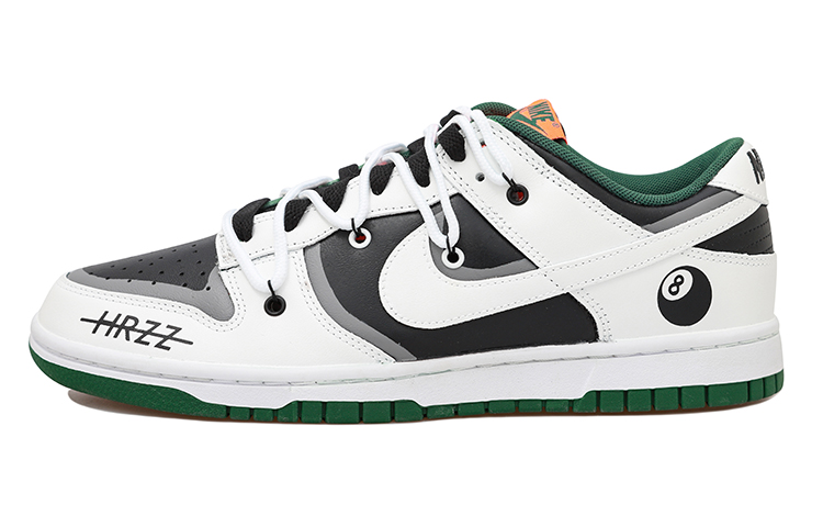 [Custom Shoes] Nike Dunk Low 'Shadow Billiards Black 8 Deconstructed'