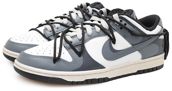 Zapatillas Nike Dunk Low 'Shadow Deconstruido Negro Blanco Gris' CW1590-100(Team拾玖-灰白挂布女S-BOX) Lookbook Zapatillas Nike Dunk Low 'Shadow Deconstruido Negro Blanco Gris' CW1590-100(Team拾玖-灰白挂布女S-BOX)