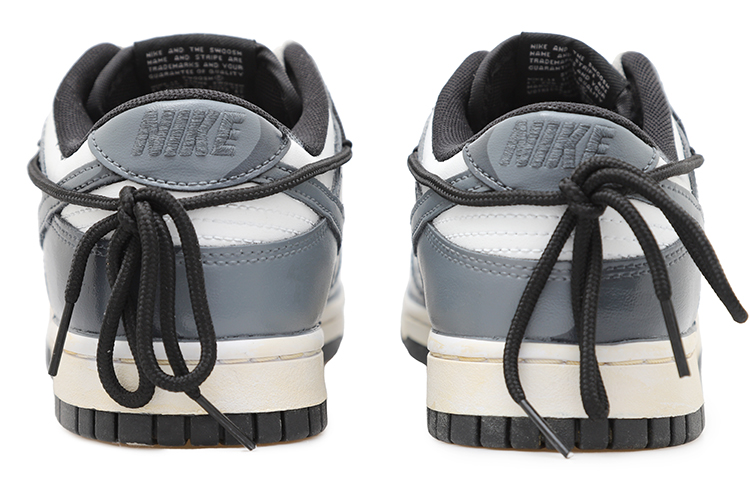 Shop Zapatillas Nike Dunk Low 'Shadow Deconstruido Negro Blanco Gris' CW1590-100(Team拾玖-灰白挂布女S-BOX)