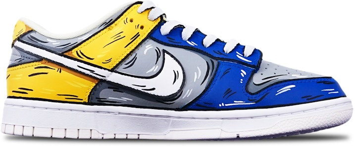 ナイキ ダンク LOW カスタム "シャークミサイル" (灰青黄) DH9765-100(TeamT-鲨鱼灰蓝黄女S-BOX) Order ナイキ ダンク LOW カスタム "シャークミサイル" (灰青黄) DH9765-100(TeamT-鲨鱼灰蓝黄女S-BOX)