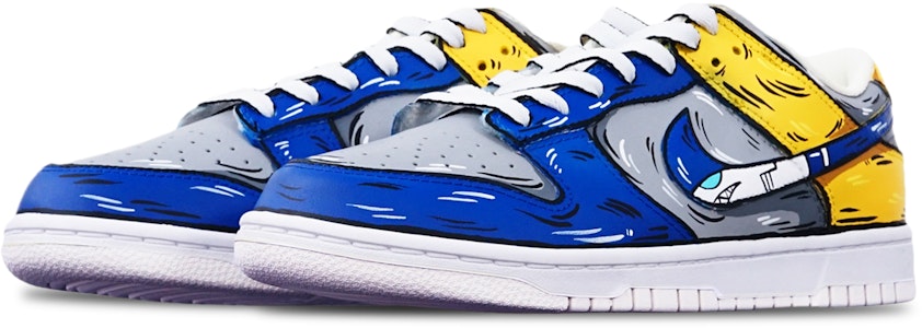 ナイキ ダンク LOW カスタム "シャークミサイル" (灰青黄) DH9765-100(TeamT-鲨鱼灰蓝黄女S-BOX) Lookbook ナイキ ダンク LOW カスタム "シャークミサイル" (灰青黄) DH9765-100(TeamT-鲨鱼灰蓝黄女S-BOX)