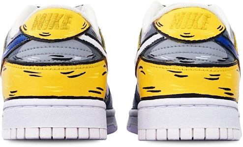 ナイキ ダンク LOW カスタム "シャークミサイル" (灰青黄) DH9765-100(TeamT-鲨鱼灰蓝黄女S-BOX) Shop ナイキ ダンク LOW カスタム "シャークミサイル" (灰青黄) DH9765-100(TeamT-鲨鱼灰蓝黄女S-BOX)