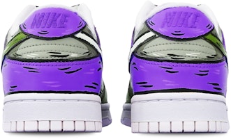 【訂製球鞋】Nike Dunk Low 二次元線條 鯊魚導彈 手繪 限量特殊鞋盒 防滑耐磨 低幫板鞋 GS 灰紫綠 Shop 【訂製球鞋】Nike Dunk Low 二次元線條 鯊魚導彈 手繪 限量特殊鞋盒 防滑耐磨 低幫板鞋 GS 灰紫綠