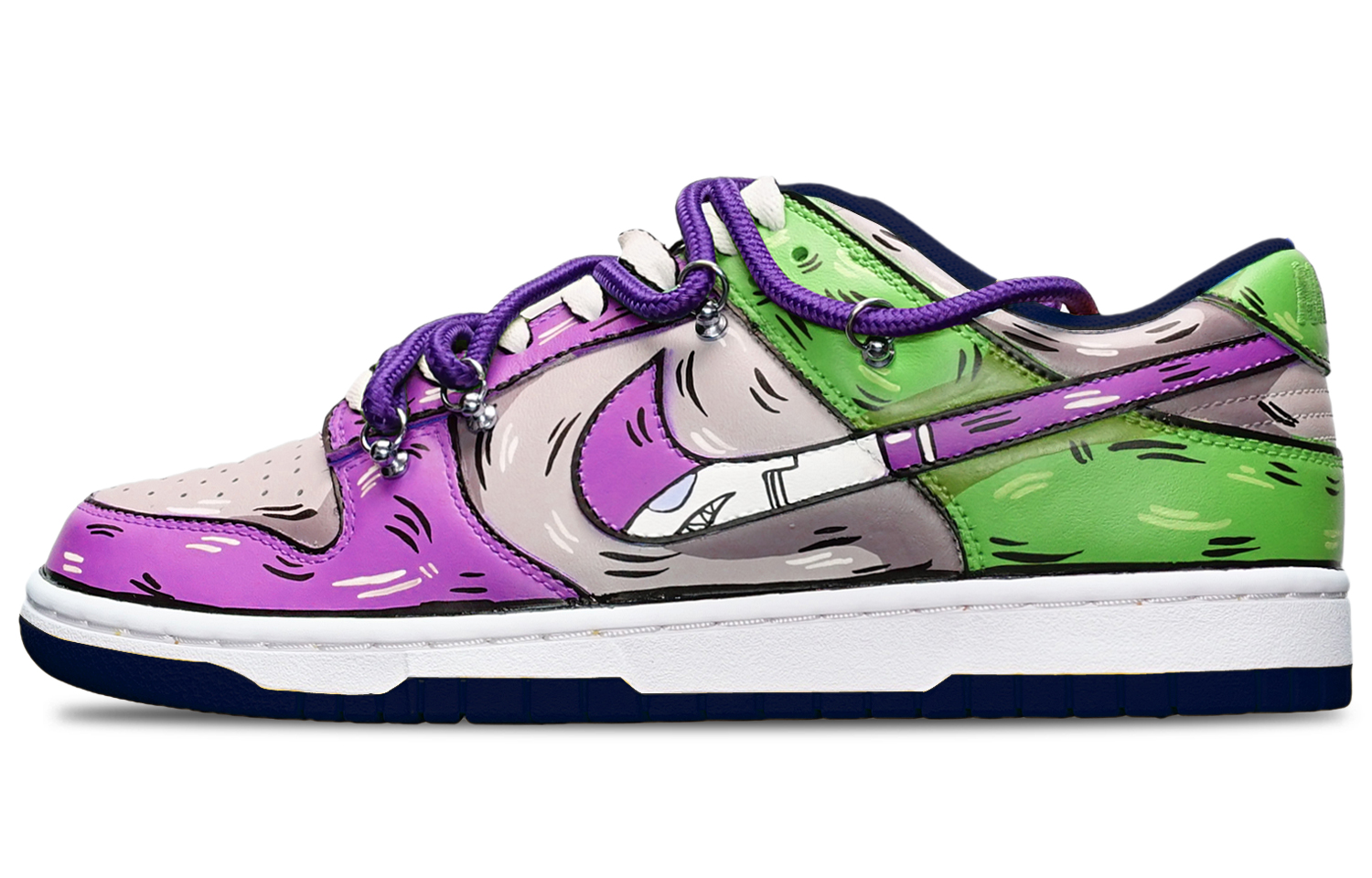 shark swoosh nike dunk