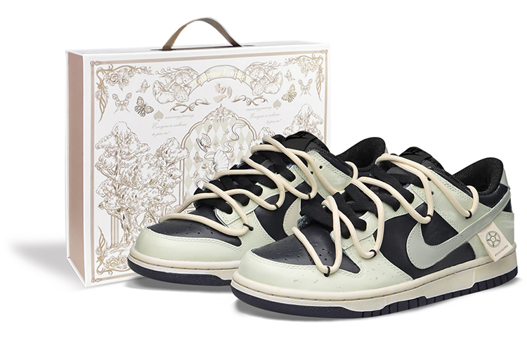 Buy [Sepatu Kustom] Nike Dunk Low 'Sichuan Sanxingdui Hitam Hijau' DJ6188-002(TeamTwo-三星堆黑绿S-BOX)