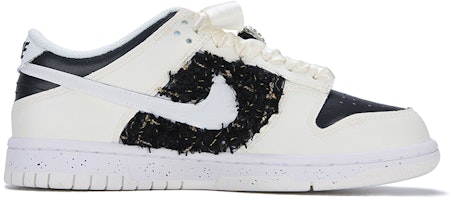 나이키 덩크 로우 '샤넬 진주 여신 페스티벌' (커스텀) DH9765-100(Team6-丝绸小香黑色) Order 나이키 덩크 로우 '샤넬 진주 여신 페스티벌' (커스텀) DH9765-100(Team6-丝绸小香黑色)