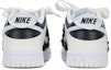 Shop 【定制球鞋】Nike Dunk Low 絲綢鞋帶 小香風 貼皮 毛呢 女神節禮物 珍珠 低幫 板鞋 GS 黑白
