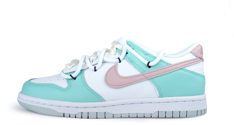 나이키 덩크 로우 '실크 모란디 핑크 그린' (커스텀) DH9765-102(Team86-丝绸莫兰迪绿粉) Buy 나이키 덩크 로우 '실크 모란디 핑크 그린' (커스텀) DH9765-102(Team86-丝绸莫兰迪绿粉)