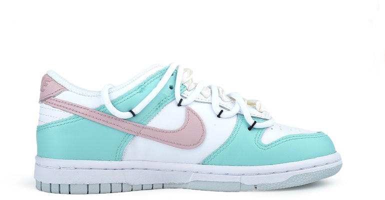 나이키 덩크 로우 '실크 모란디 핑크 그린' (커스텀) DH9765-102(Team86-丝绸莫兰迪绿粉) Order 나이키 덩크 로우 '실크 모란디 핑크 그린' (커스텀) DH9765-102(Team86-丝绸莫兰迪绿粉)