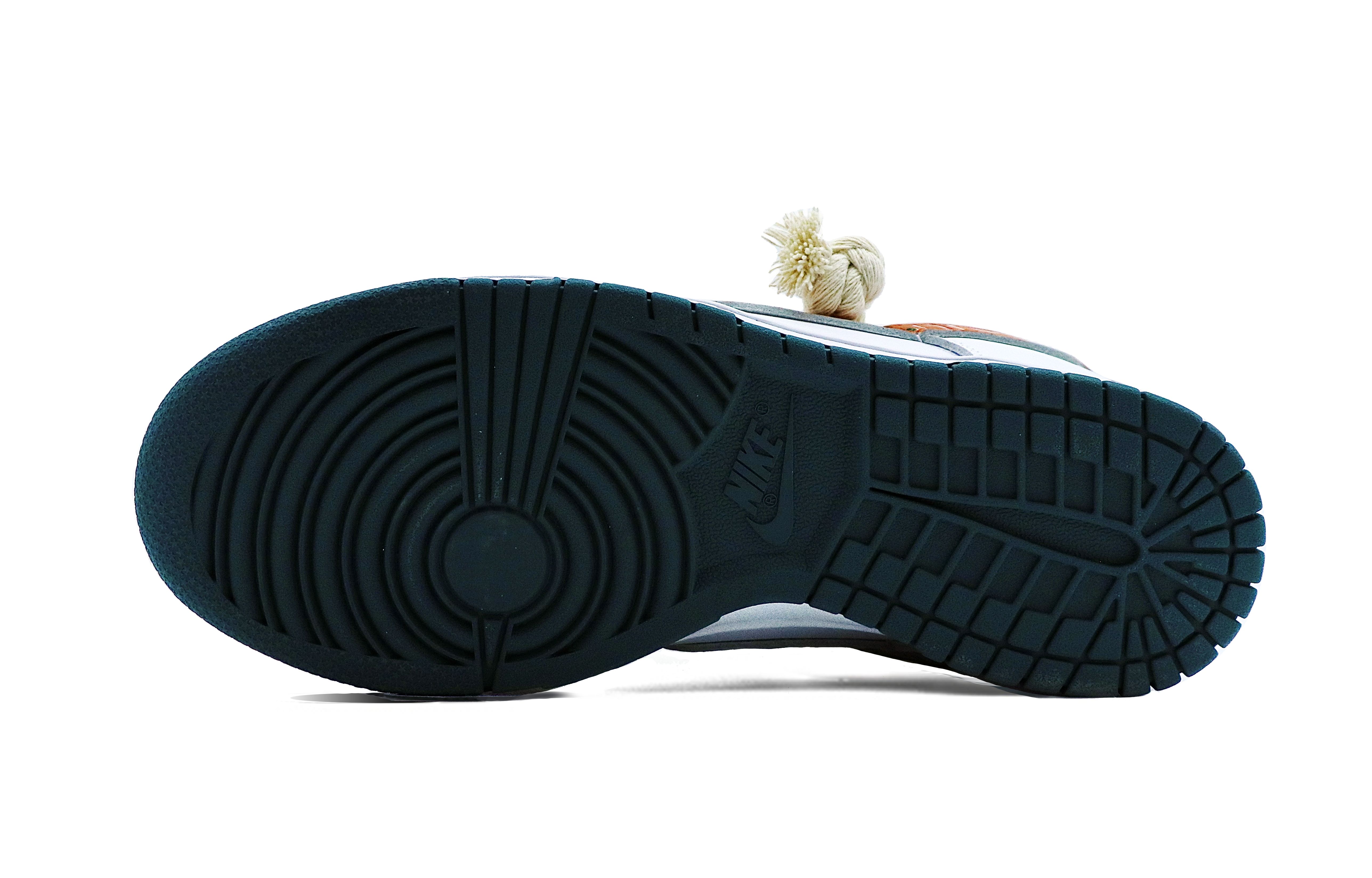 Purchase ナイキダンクロー「シルクロード敦煌ホワイト-グリーン」カスタムシューズ FD9911-101(Team63-丝绸之路)