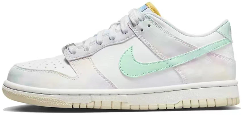 【客製球鞋】 Nike Dunk Low 叁次實驗室 絲滑棒棒糖 潑墨 優雅 防滑耐磨 低筒 板鞋 GS 白粉 Sizing 【客製球鞋】 Nike Dunk Low 叁次實驗室 絲滑棒棒糖 潑墨 優雅 防滑耐磨 低筒 板鞋 GS 白粉