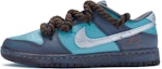 Buy 【客製球鞋】 Nike Dunk Low BIGNIU 潑墨 藍調 麻繩解構 手繪噴繪 低筒 板鞋 男款 銀藍