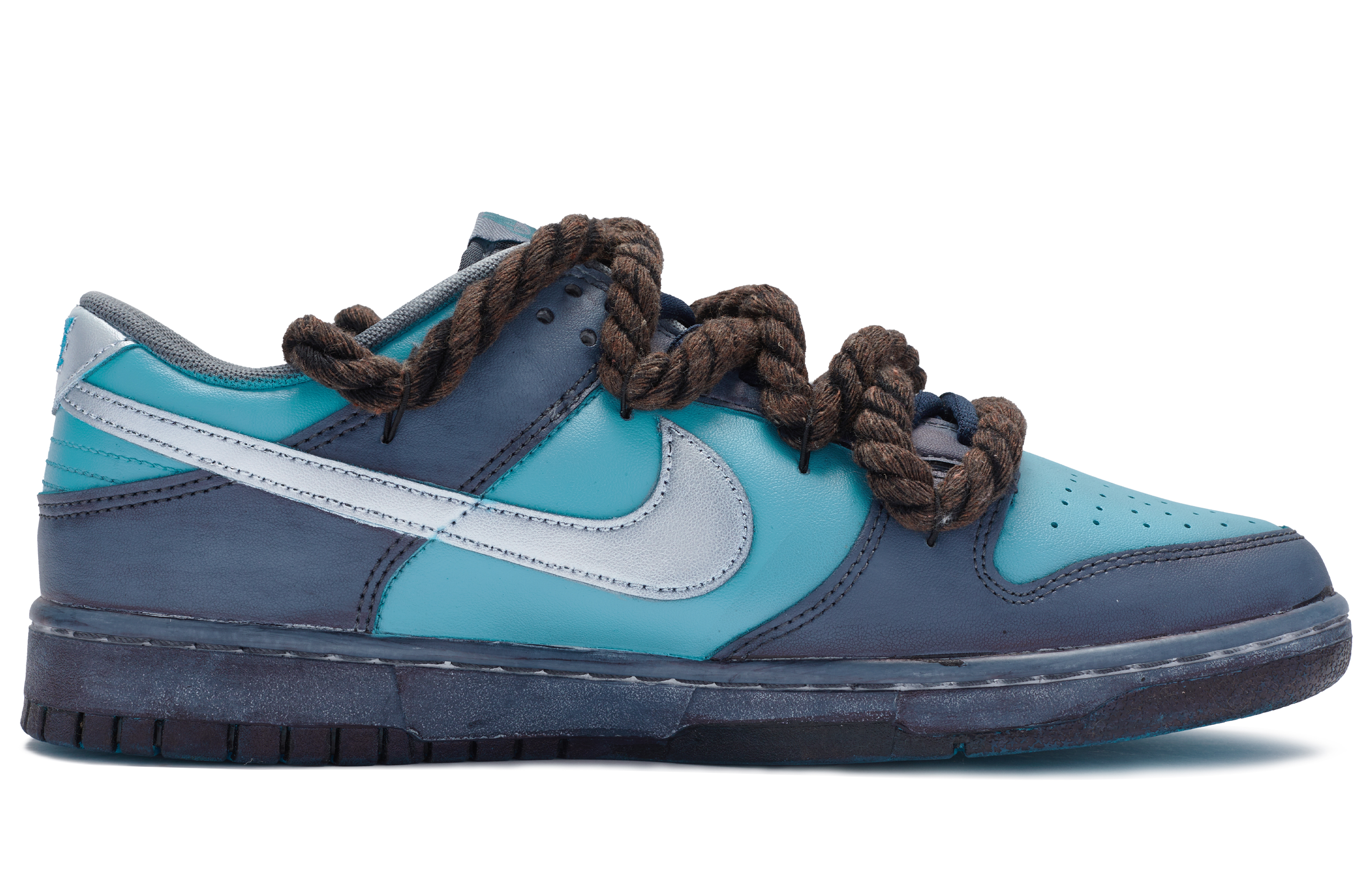 Order [定制鞋] 耐克 Dunk Low '银蓝飞溅' DV0831-001(TeamR-男款蓝调)