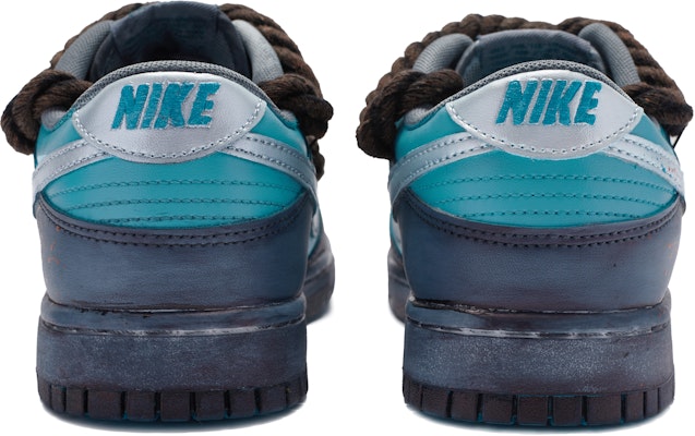 【客製球鞋】 Nike Dunk Low BIGNIU 潑墨 藍調 麻繩解構 手繪噴繪 低筒 板鞋 男款 銀藍 Shop 【客製球鞋】 Nike Dunk Low BIGNIU 潑墨 藍調 麻繩解構 手繪噴繪 低筒 板鞋 男款 銀藍