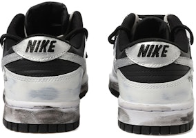 【カスタムシューズ】 ナイキ ダンク ロー 'シルバースウッシュ グラフィティクロス' DJ6188-002(Team拾玖-黑白银做旧男S-BOX) Shop 【カスタムシューズ】 ナイキ ダンク ロー 'シルバースウッシュ グラフィティクロス' DJ6188-002(Team拾玖-黑白银做旧男S-BOX)