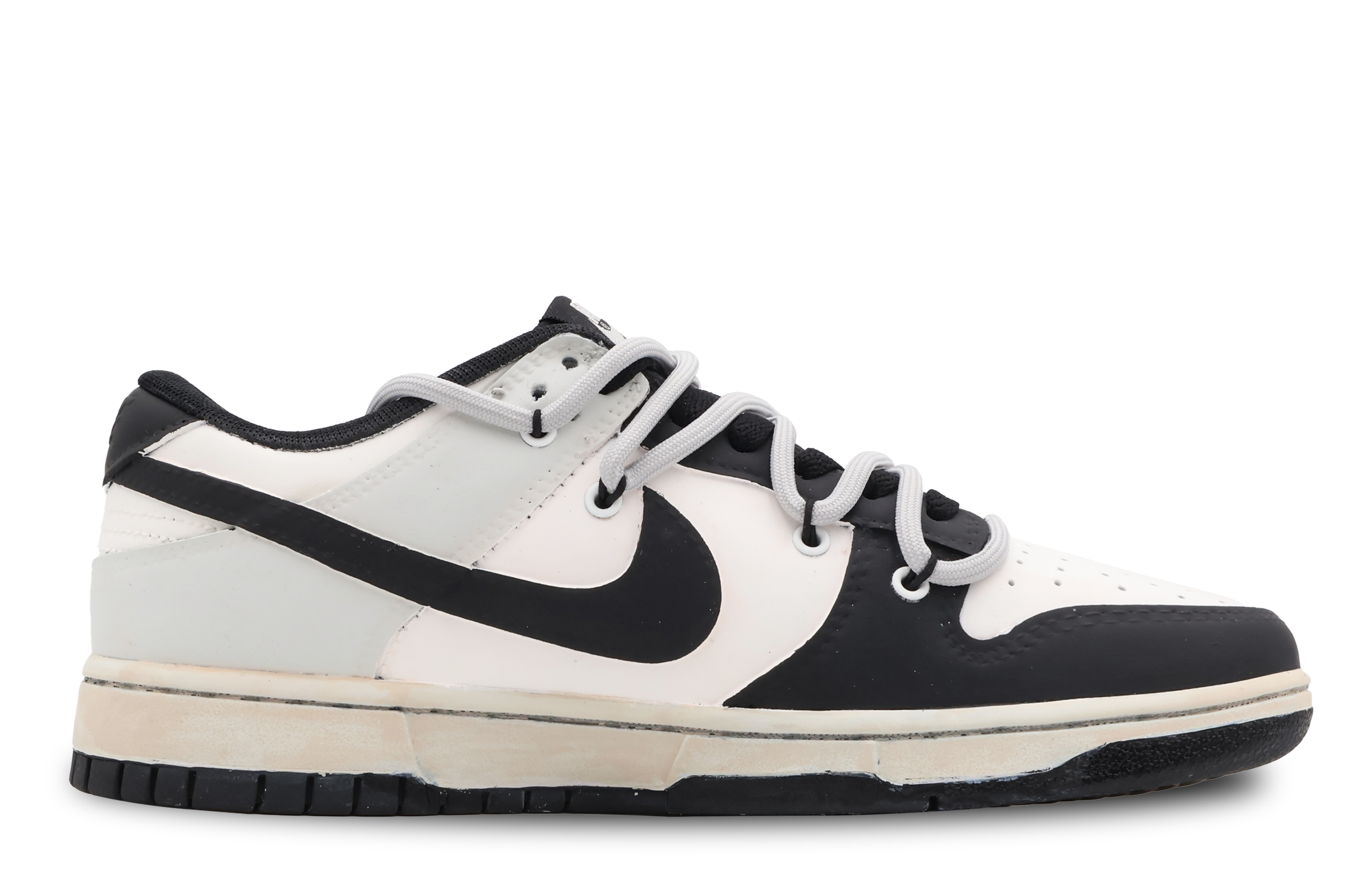 Order [Shoes Custom] Nike Dunk Low 'Hitam Ringkas' CW1590-100(Team53-女款Vol.1)