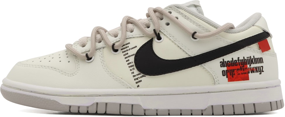 【定製球鞋】Nike Dunk Low 休閒百搭 簡約 個性 字母 防滑耐磨 低幫 球鞋 男款 白色 Buy 【定製球鞋】Nike Dunk Low 休閒百搭 簡約 個性 字母 防滑耐磨 低幫 球鞋 男款 白色