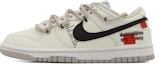 Buy 【定製球鞋】Nike Dunk Low 休閒百搭 簡約 個性 字母 防滑耐磨 低幫 球鞋 男款 白色
