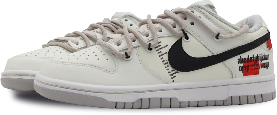 【定製球鞋】Nike Dunk Low 休閒百搭 簡約 個性 字母 防滑耐磨 低幫 球鞋 男款 白色 Lookbook 【定製球鞋】Nike Dunk Low 休閒百搭 簡約 個性 字母 防滑耐磨 低幫 球鞋 男款 白色
