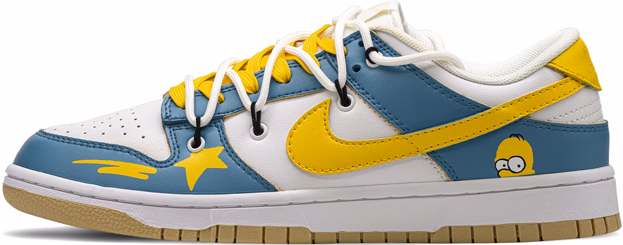 custom-shoes-nike-dunk-low-simpson-blue-yellow