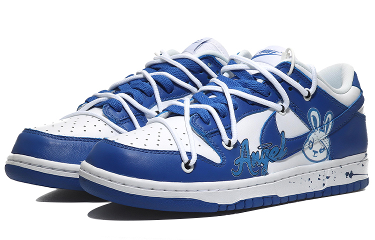 Lookbook [Zapatillas Personalizadas] Nike Dunk Low 'Azul Cielo Blanco' CU1726-100(Team10-天使兔)