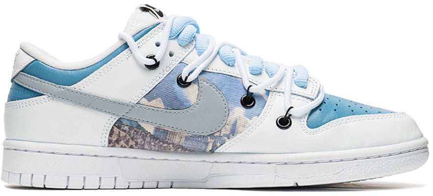 나이키 덩크 로우 '스카이 렐름 디컨스트럭티드' (커스텀) DJ6188-101(TeamB-白蓝解构) Order 나이키 덩크 로우 '스카이 렐름 디컨스트럭티드' (커스텀) DJ6188-101(TeamB-白蓝解构)