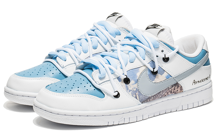Lookbook [Zapatillas Personalizadas] Nike Dunk Low 'Sky Realm Deconstructed' DJ6188-101(TeamB-白蓝解构)