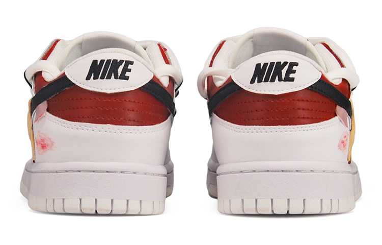 Shop [定制鞋款] 耐克Dunk Low 'Slam Dunk解构红黑白' DH9765-100(TeamE-女款皮贴红黑白)