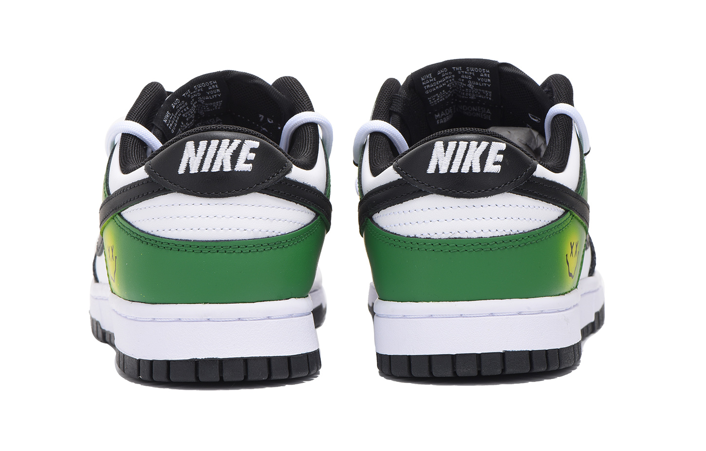 Shop Zapatillas Nike Dunk Low 'Smiley Deconstruido Negro-Verde' CW1590-100(Team拾伍-女款黑绿笑脸SBOX)