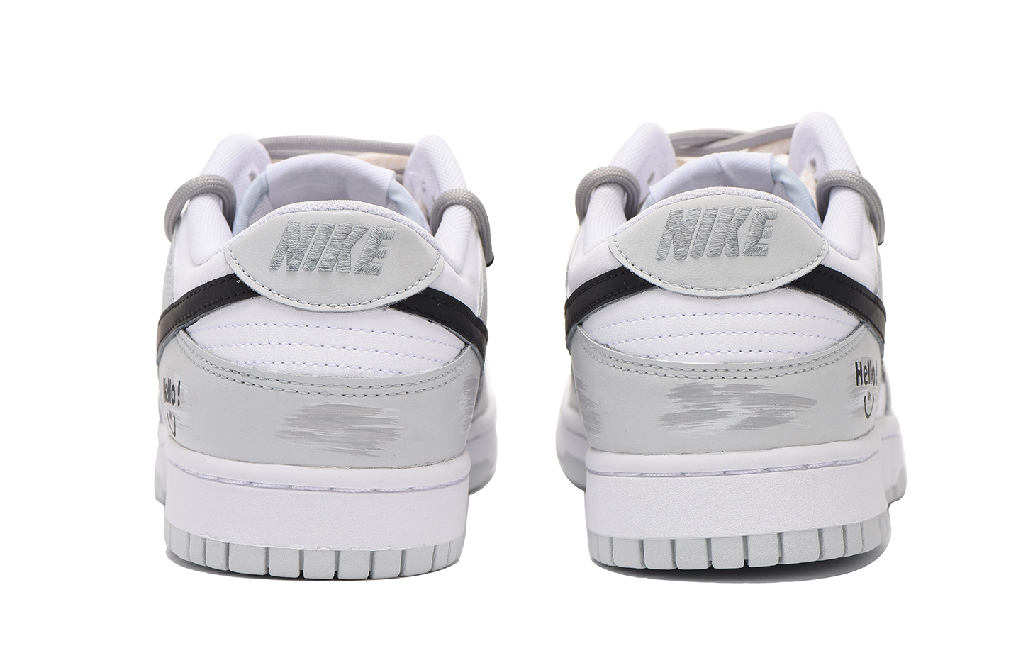 Buy [Custom Shoes] Nike Dunk Low 'Smiley Deconstructed Grey' - Novelship