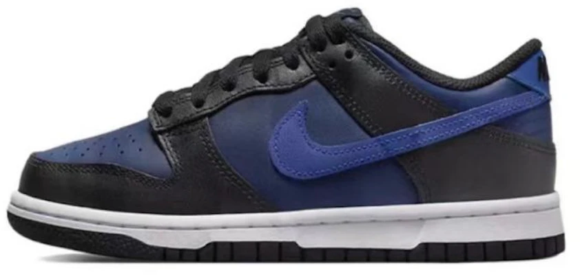 【定制球鞋】Nike Dunk Low OKHR 貼布 笑臉 復古 塗鴉 做舊Vibe 解構風 低幫 板鞋 GS 黑白 3