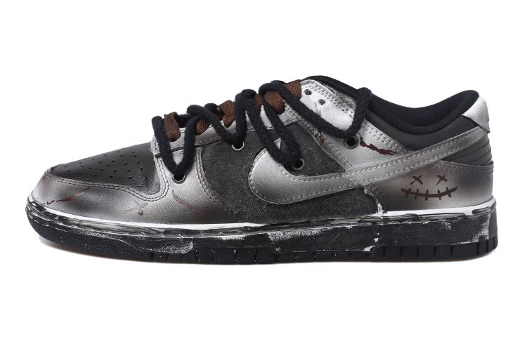 Order [Custom Shoes] Nike Dunk Low 'Smiley Face Black White'