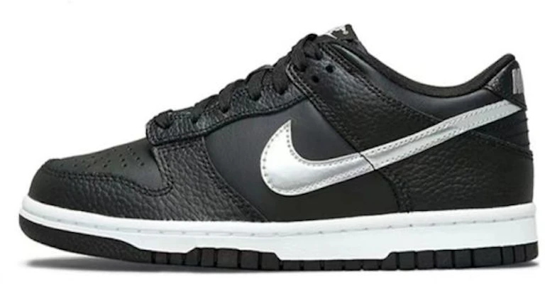 【定制球鞋】Nike Dunk Low OKHR 貼布 笑臉 復古 塗鴉 做舊Vibe 解構風 低幫 板鞋 GS 黑白 2