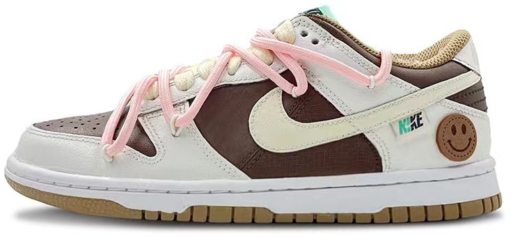 custom-shoes-nike-dunk-low-smiley-facet-high-street-brown